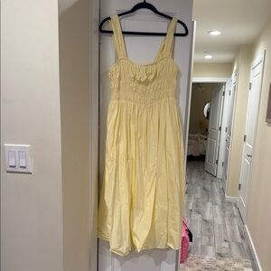 Yellow Sleeveless Dress